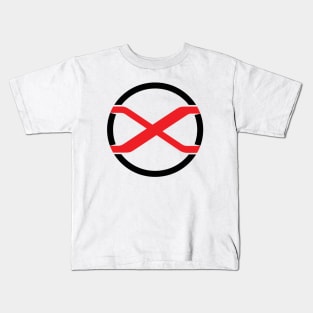 Red X-Shooter Design Kids T-Shirt